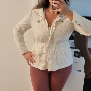 Large New York & Company White Jacket